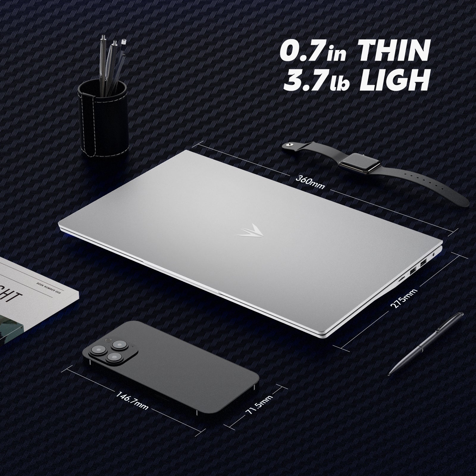 Auusda T156A Laptop - AMD Athlon Silver 3050e, 32GB DDR4 + 1T SSD, Silver