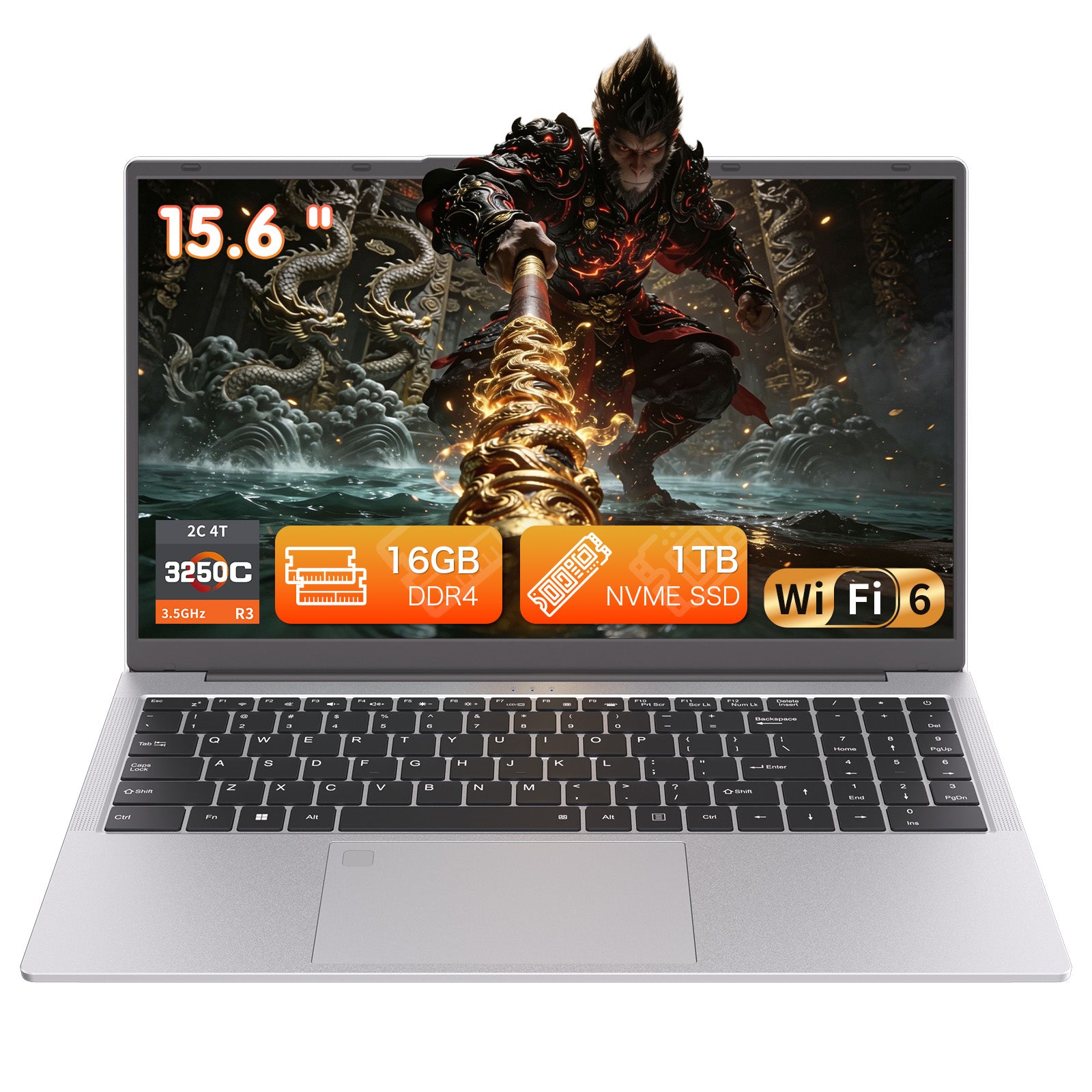 Auusda T156A 3250C 16GB+1TB,Silver