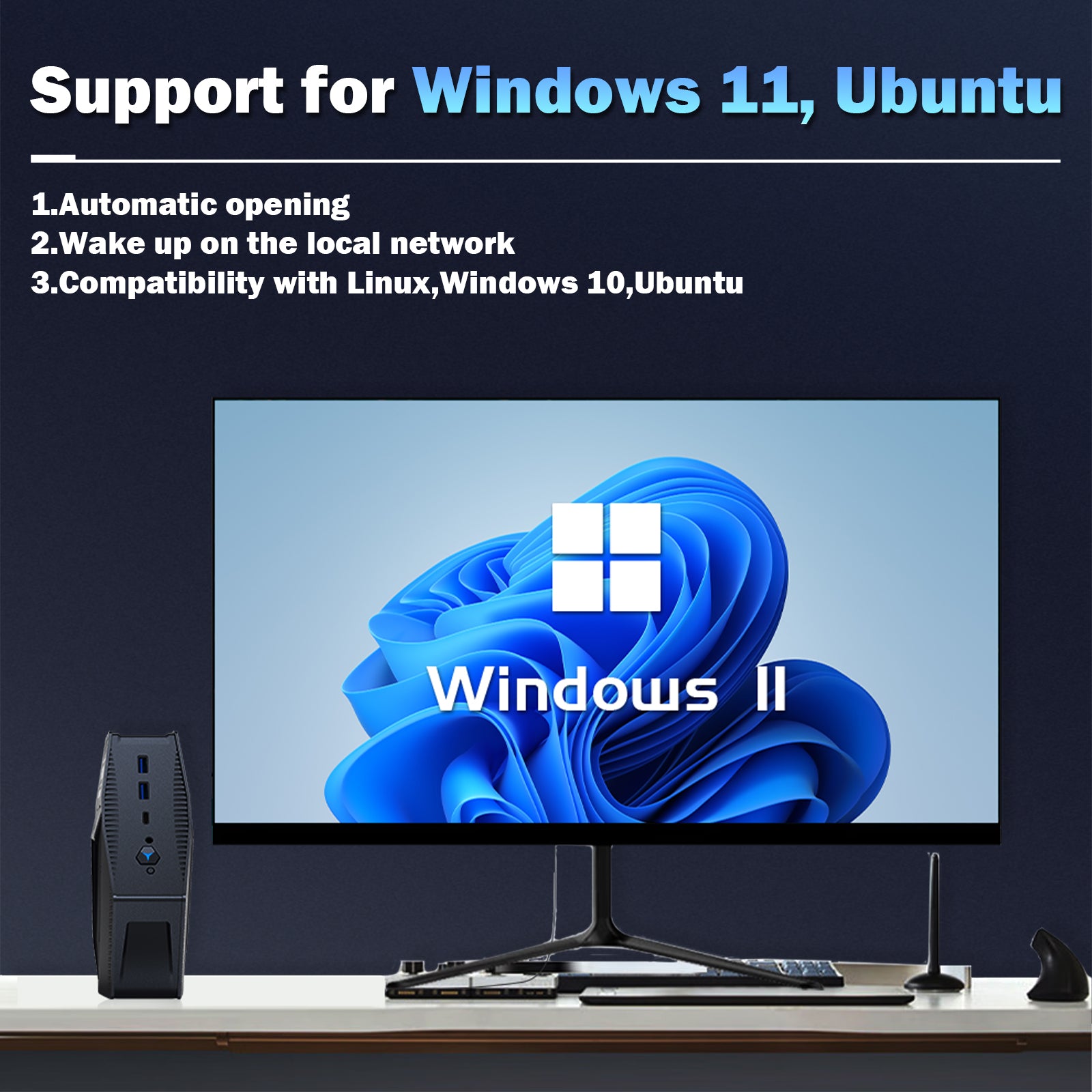 Auusda GH9 Mini PC – Intel i9-12900H | 32GB RAM + 1TB SSD | Triple Display