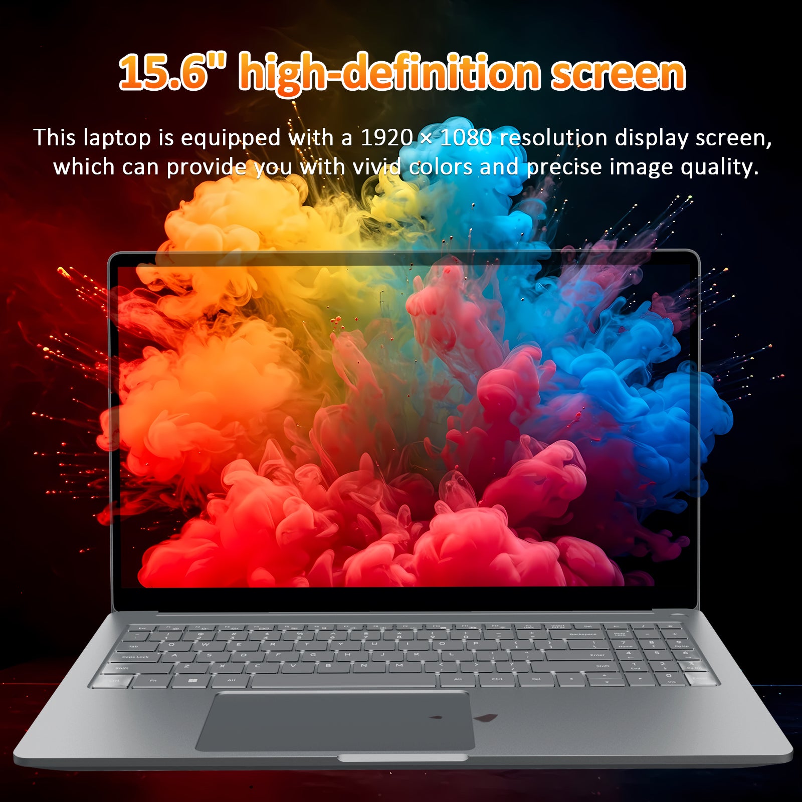 auusda 2025 15.6" IPS Laptop - Ryzen 9 6900HX 16GB RAM 1TB SSD, DDR5, (8-Core 16-Thread, 3.3GHz - 4.9GHz), Backlit Keyboard, Fingerprint Login, Numpad, Computer with 100W Type-C, HDMI, Win 11 Pro, Silver