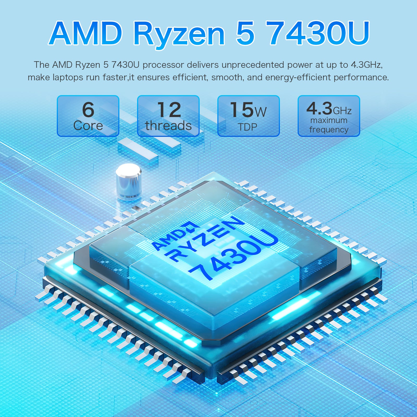 Auusda T160R AMD Ryzen™ 3 3250U 16 Go RAM 1 To SSD, gris