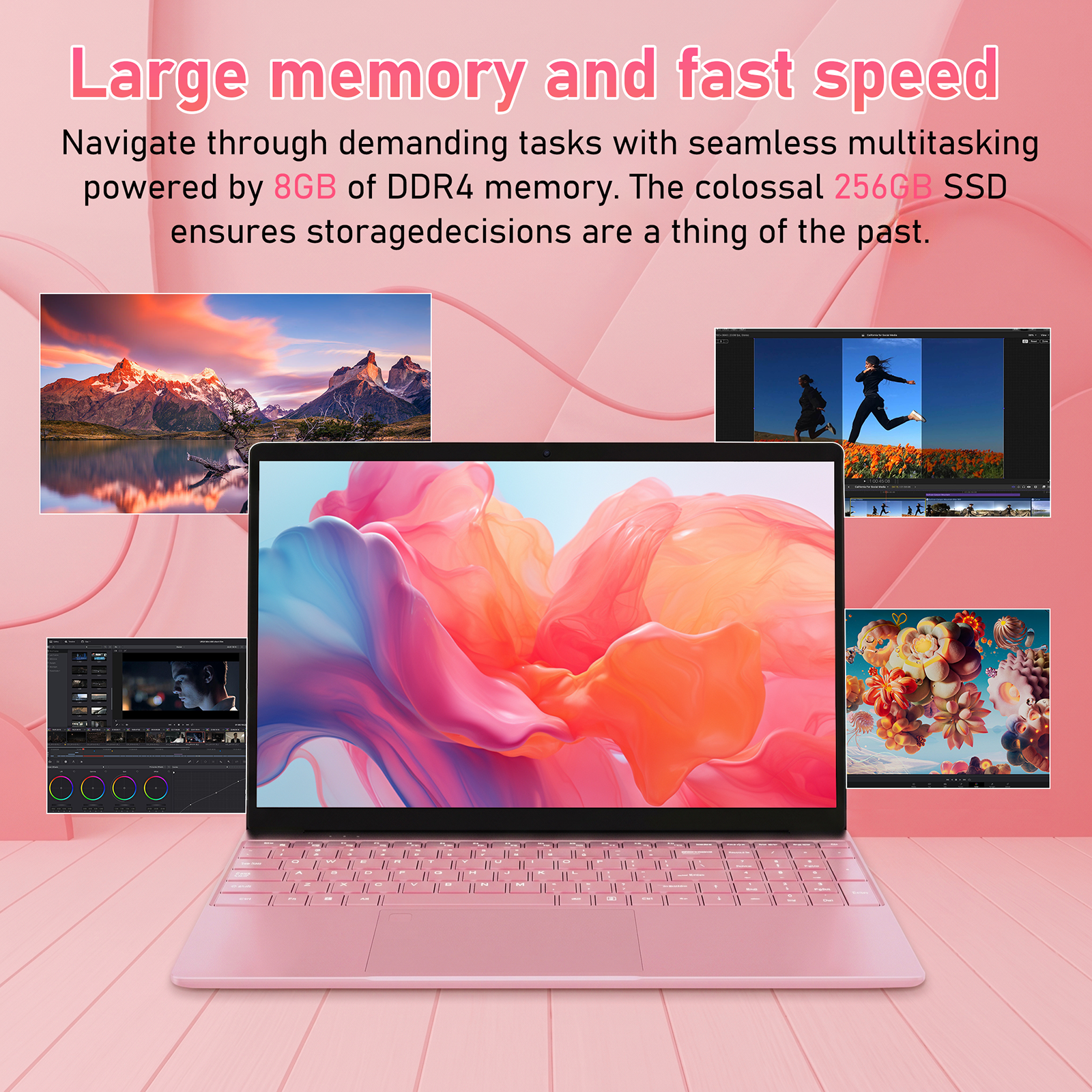 Auusda T152A Business-Laptop – Intel N95 CPU, 16 GB RAM, 512 GB SSD