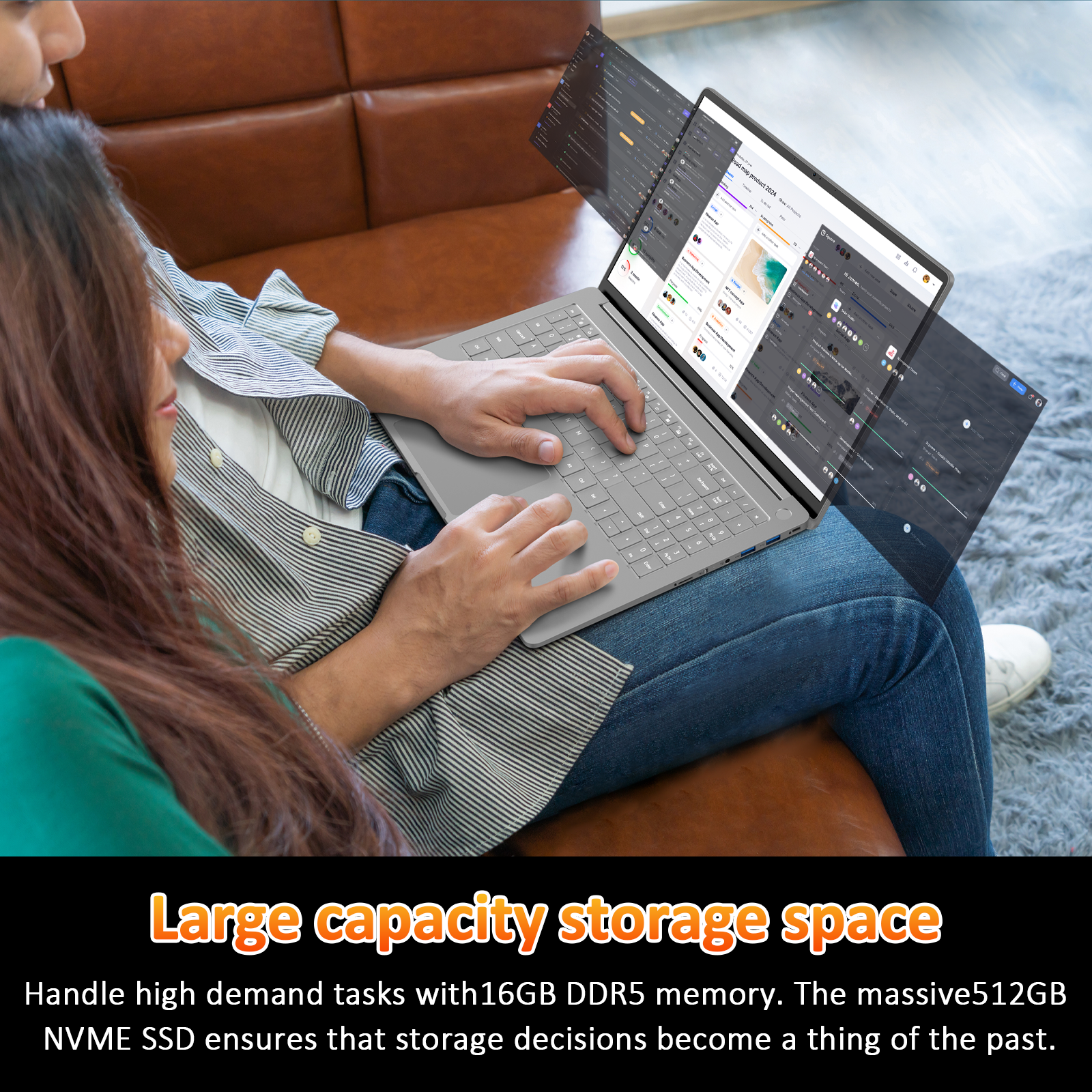 Ordinateur portable de jeu Auusda T159H - Ryzen™ 9 6900HX 16+512 Go