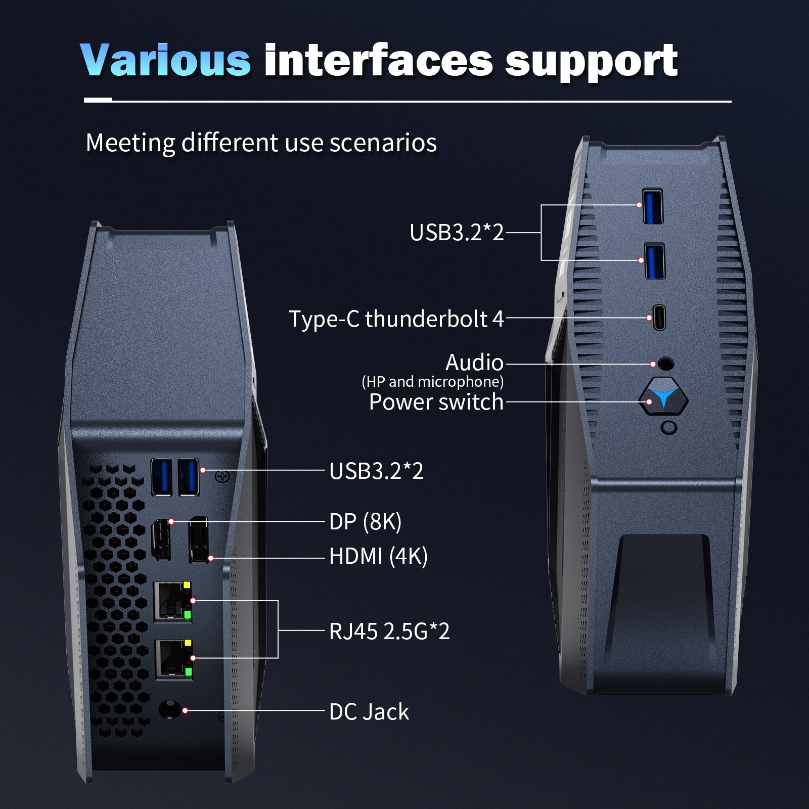 Auusda GH9 Mini PC – Intel i9-12900H | 32GB RAM + 1TB SSD | Triple Display