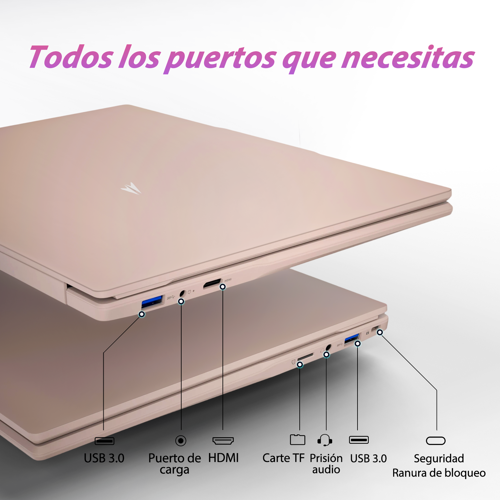 Auusda Laptop 15,6 Zoll, Prozessor N5100 (2,8 GHz), 16 GB RAM, 512 GB SSD | 1920×1080, 6000 mAh , Dualband-Wifi, Bluetooth 4.2, integrierte Webcam, leicht mit 1,6 kg