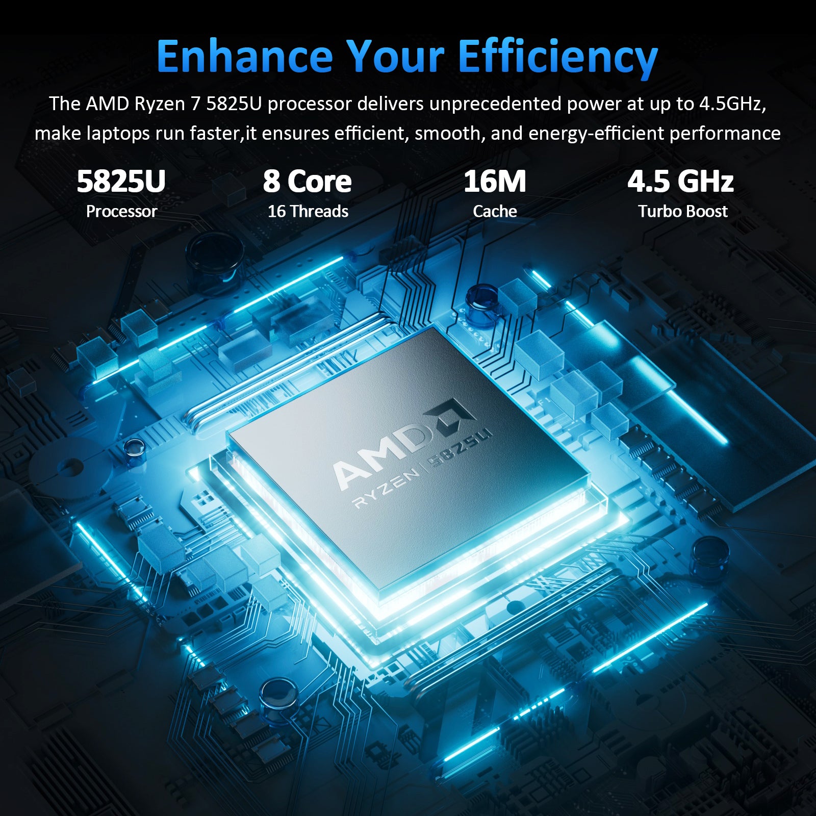 Auusda T1568 Gaming Laptop– AMD Ryzen7 5825U Enhance Your Efficiency