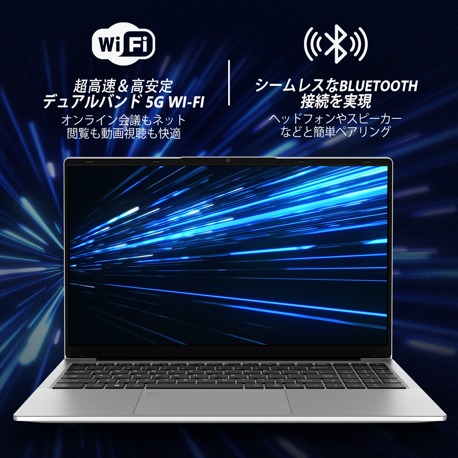 ノートパソコン MS2024搭載 「AMD 3050E 15.6インチ 6000mAh大容量バッテリー DDR4 32GB 1TB M.2 SSD ノートPC」Win 11Pro/WiFi 5/USB 3.0/Type-C/HDMI/BT 4.2/日本語キーボードカバー付き シルバー