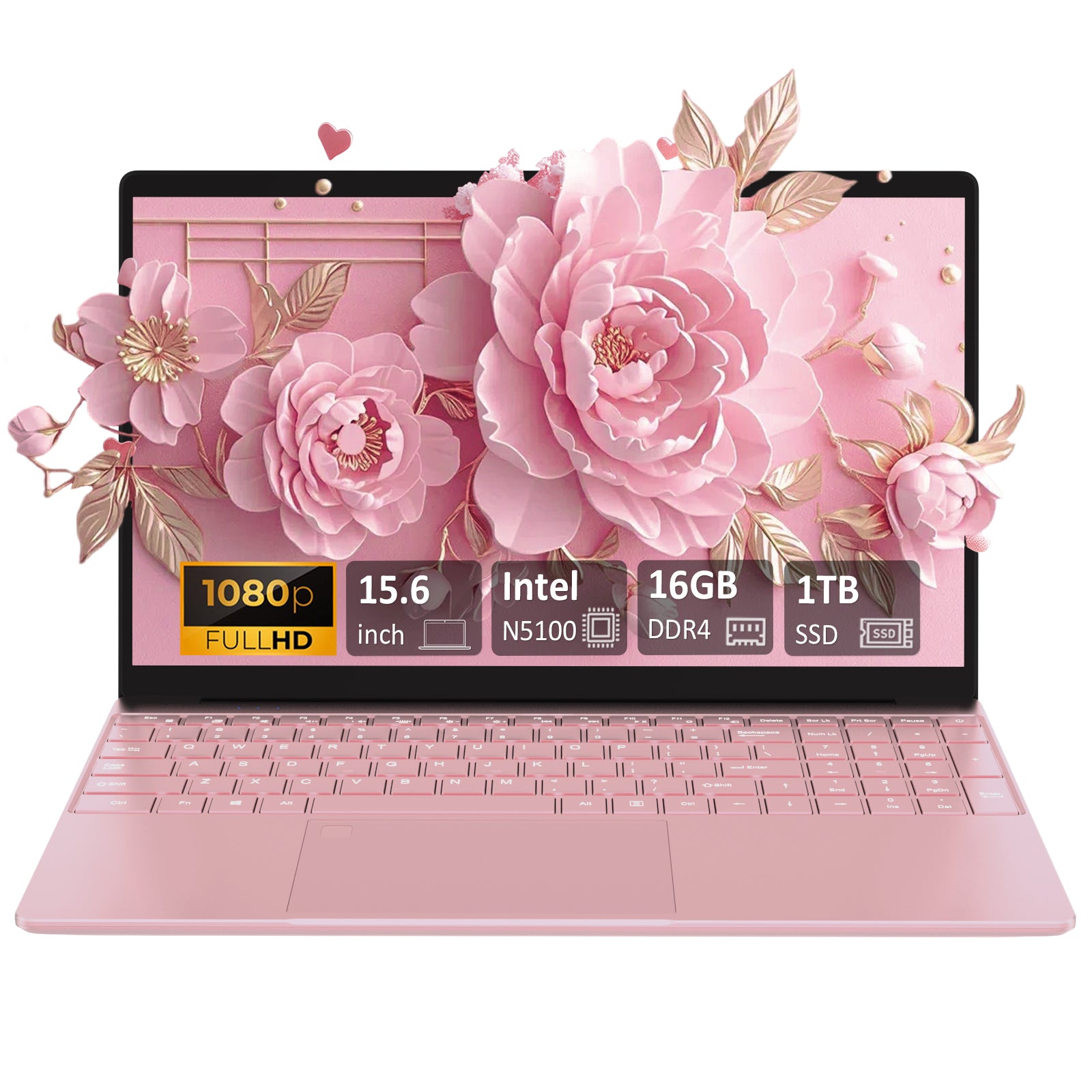 Auusda T152A Business-Laptop – Intel N95 CPU, 16 GB RAM, 512 GB SSD