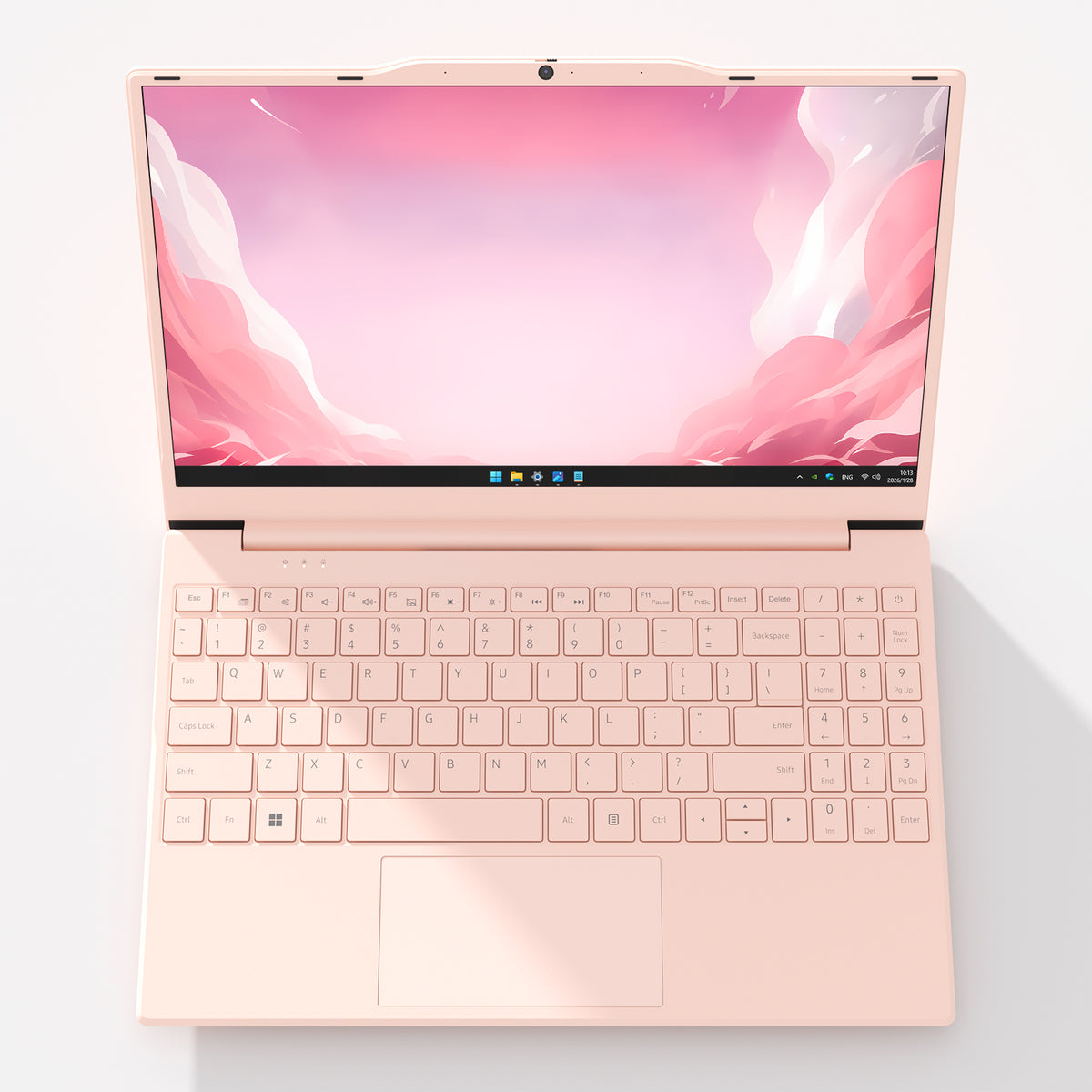 Auusda Laptop Computer, 14.1 Inch, 16GB RAM, 512GB SSD NVMe, Pink