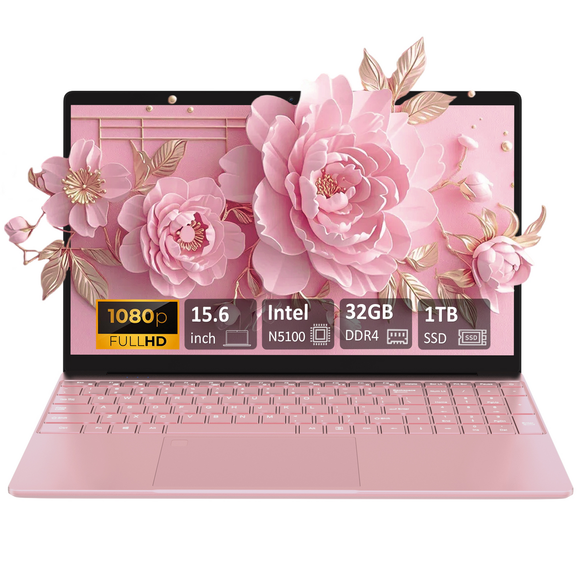 Auusda T152A Business-Laptop – Intel N95-CPU, 32 GB RAM, 1 TB SSD