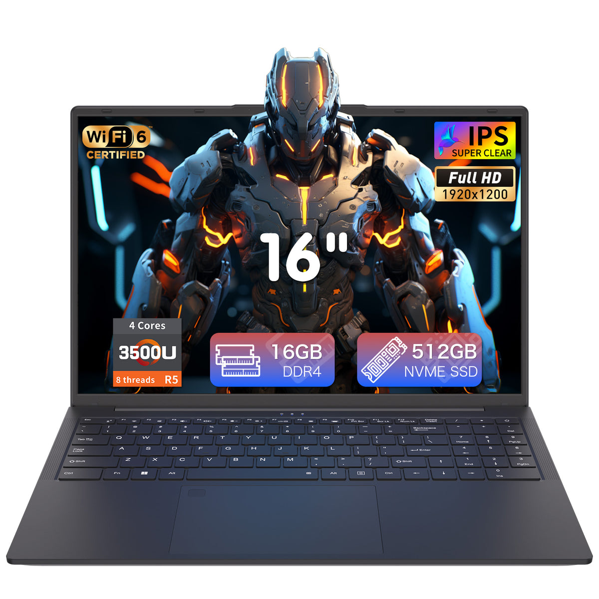 Auusda T152A Business-Laptop – Intel N95-CPU, 32 GB RAM, 1 TB SSD