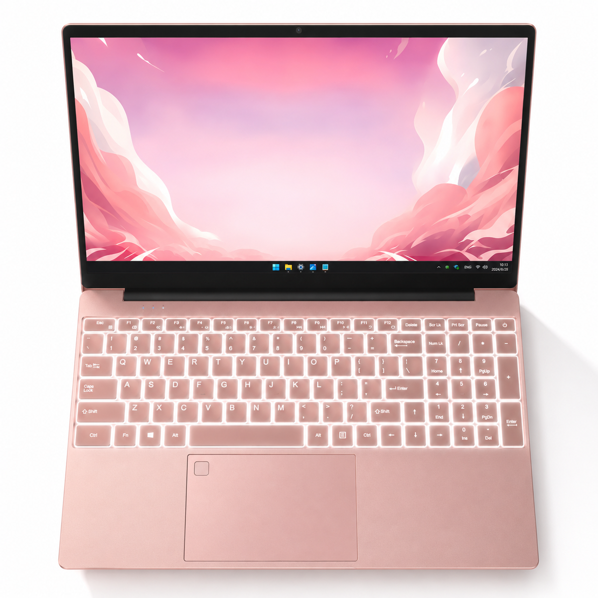 auusda Laptop Computer, 15.6 Inch, 32GB RAM, 1TB SSD NVMe, Rosy