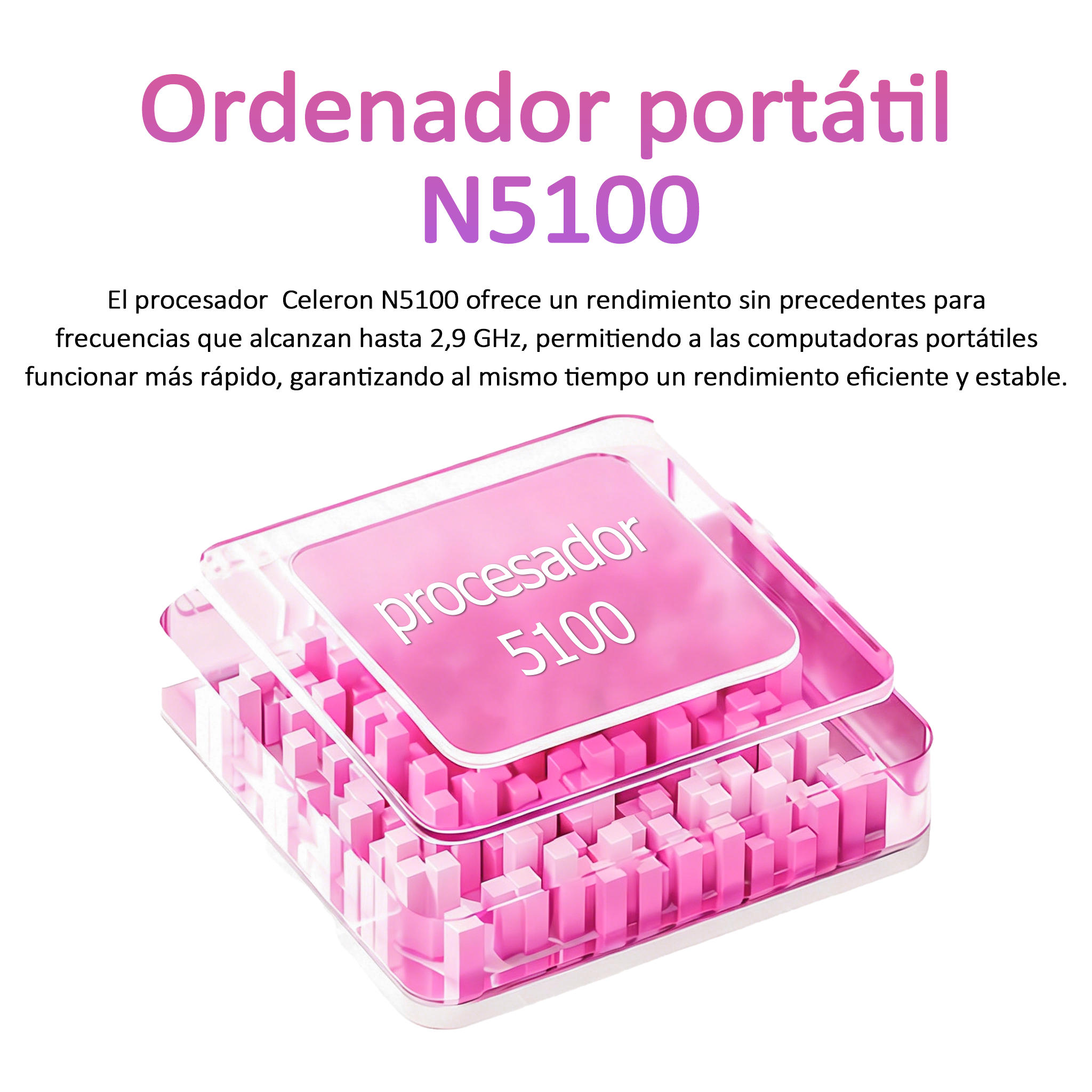 auusda Portátil Ultrafino de 15,6", Procesador N5100 (2,8 GHz), 16 GB de RAM, 512 GB SSD, 1920x1080 FHD, 6000 mAh, WiFi Doble Banda, Bluetooth 4.2, Webcam, 1,6 kg Ligero
