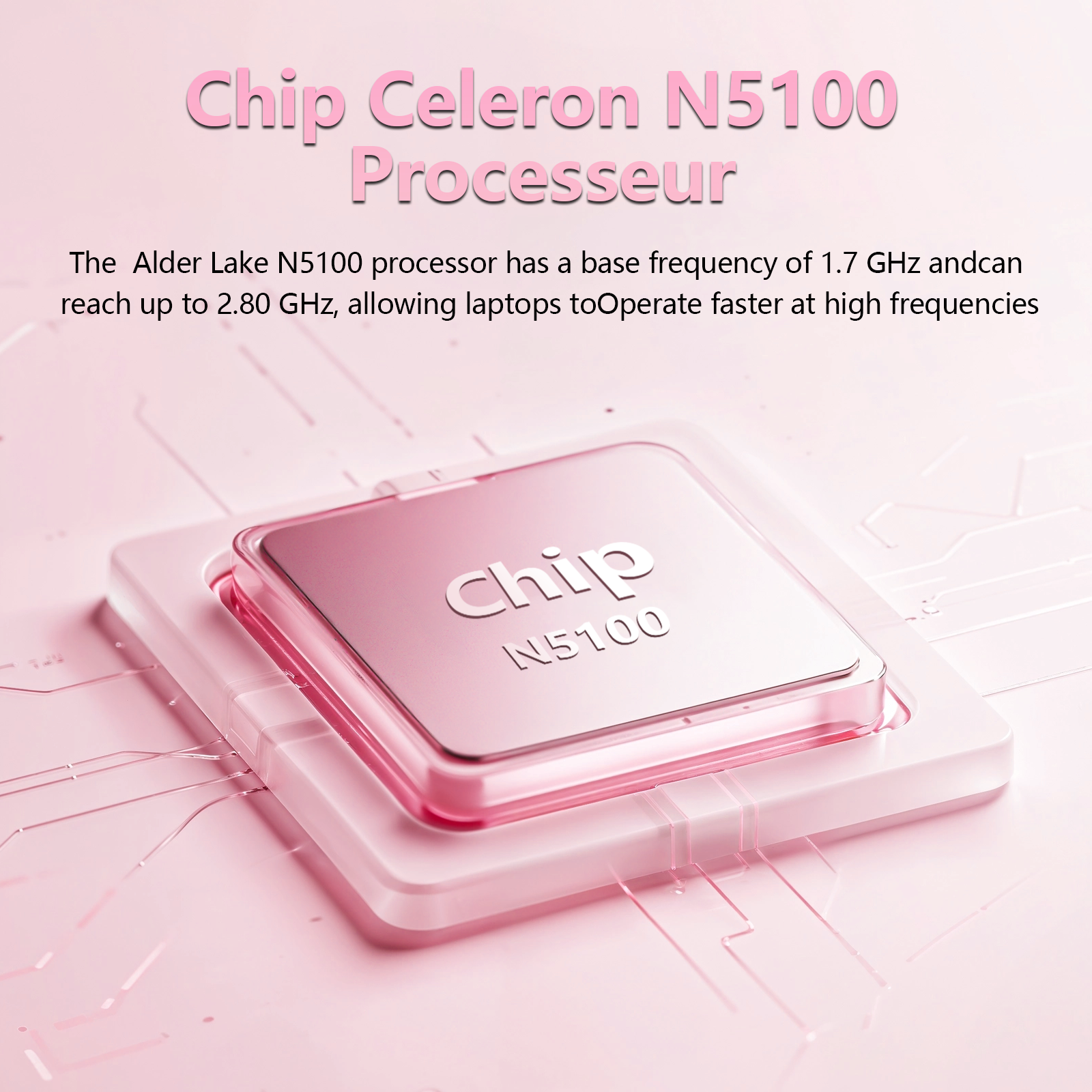 auusda 15.6" Laptop Computer, 16GB RAM 1TB SSD, Intel N5100, Windows 11 Pro Notebook, Backlit Keyboard, Fingerprint Unlock, Pink