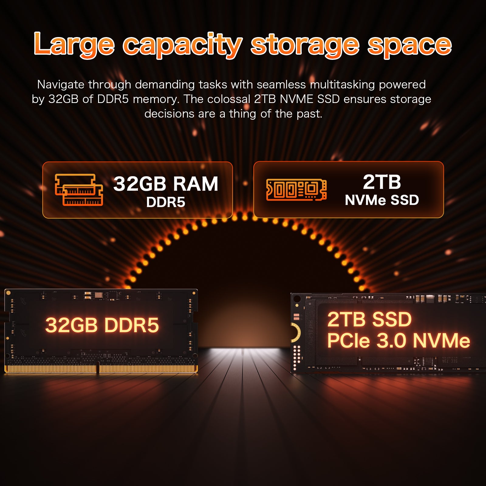 Auusda T160R Gaming Laptop AMD Ryzen 7-7840HS 32+2TB，Grey