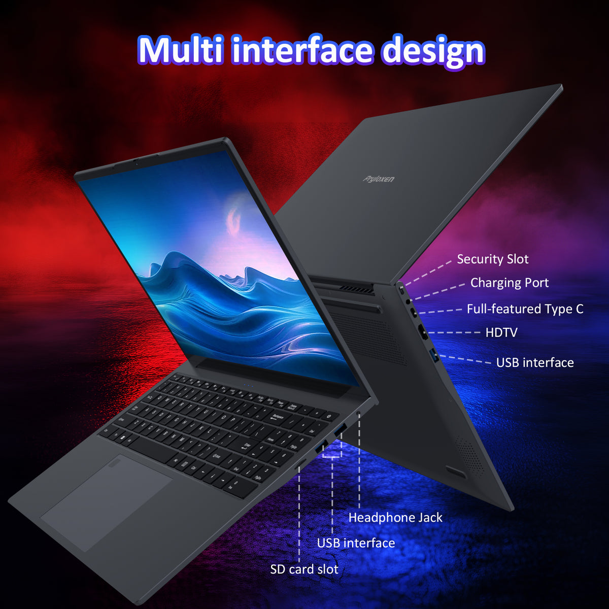 Ordinateur portable professionnel Auusda T152A - Processeur Intel N95, 32 Go de RAM, 1 To de SSD