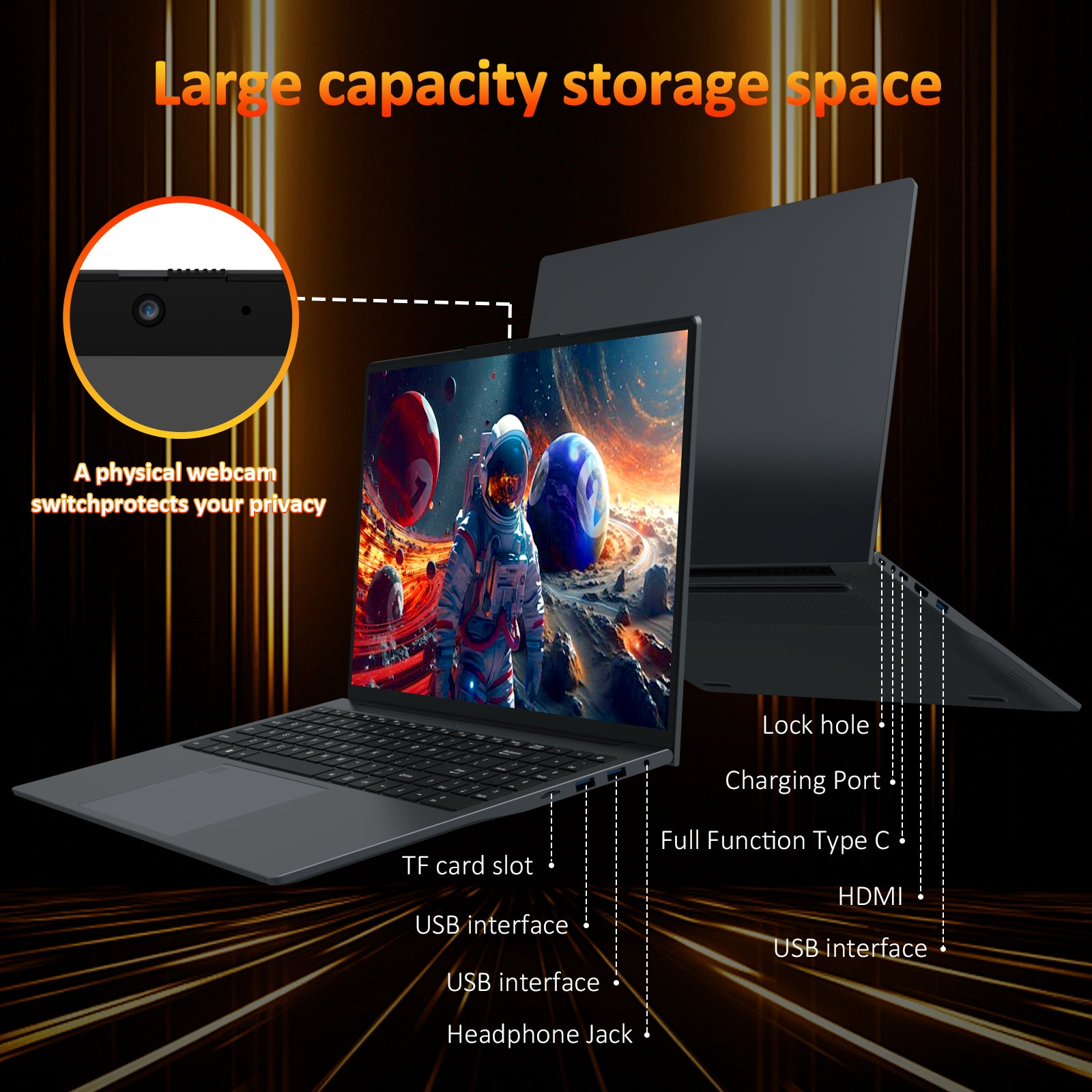 Auusda T160R AMD Ryzen™ 3 3250U 16GB RAM 512GB SSD,Grey