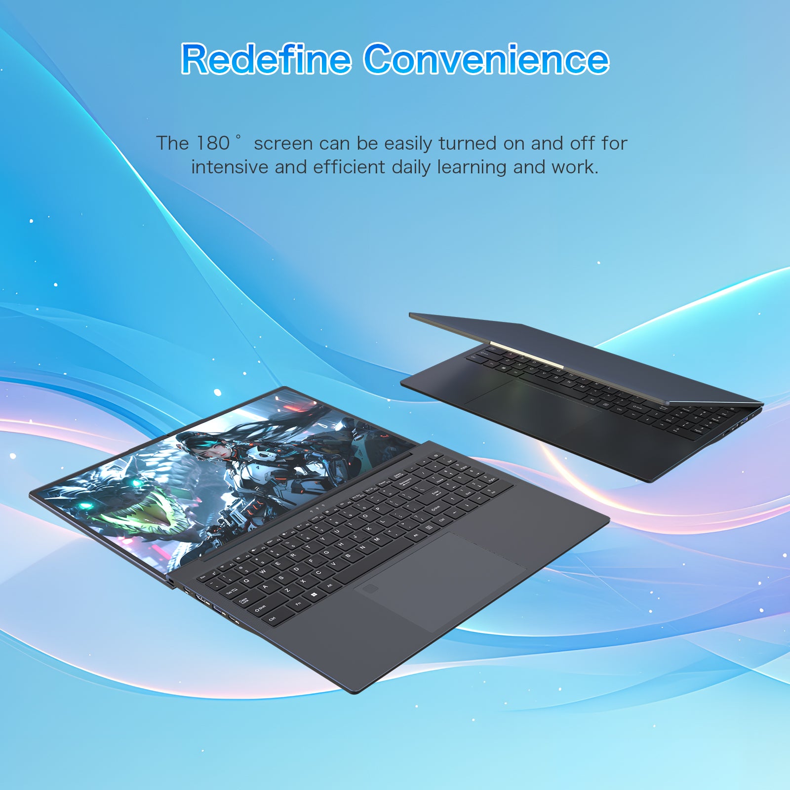 Auusda  16" T160R AMD Ryzen 5 7430U 32GB RAM 1TB SSD,Grey