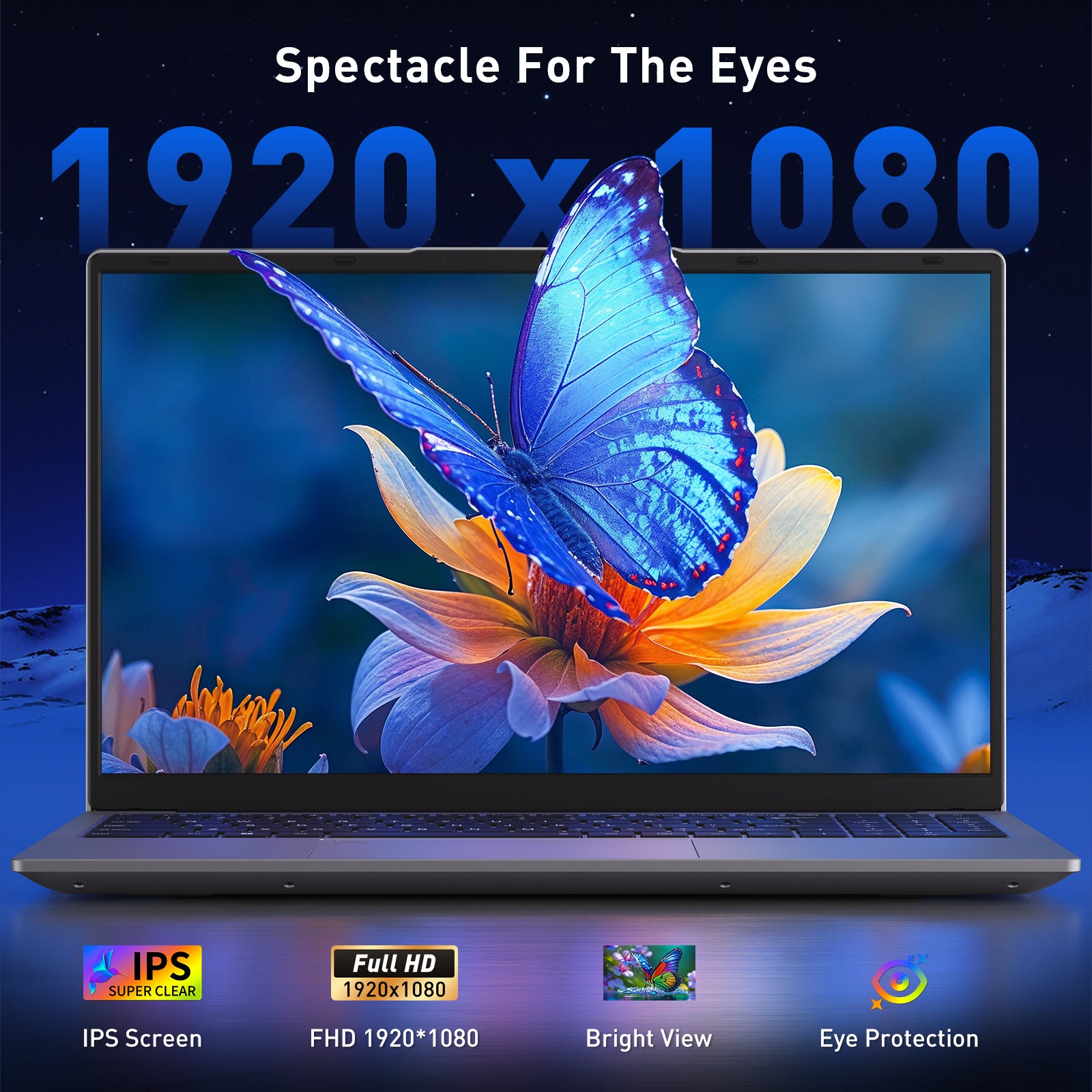 15.6-inch Thin and Light Laptop, IPS Full HD Screen, R3 3250C, 16GB DDR4 Memory, 512B NVMe SSD, WiFi 6/USB 3.0/Type-C Charge/HDMI/BT 5.3, Win 11 Pro, Perfect for Work, Study and Entertainment, Silver