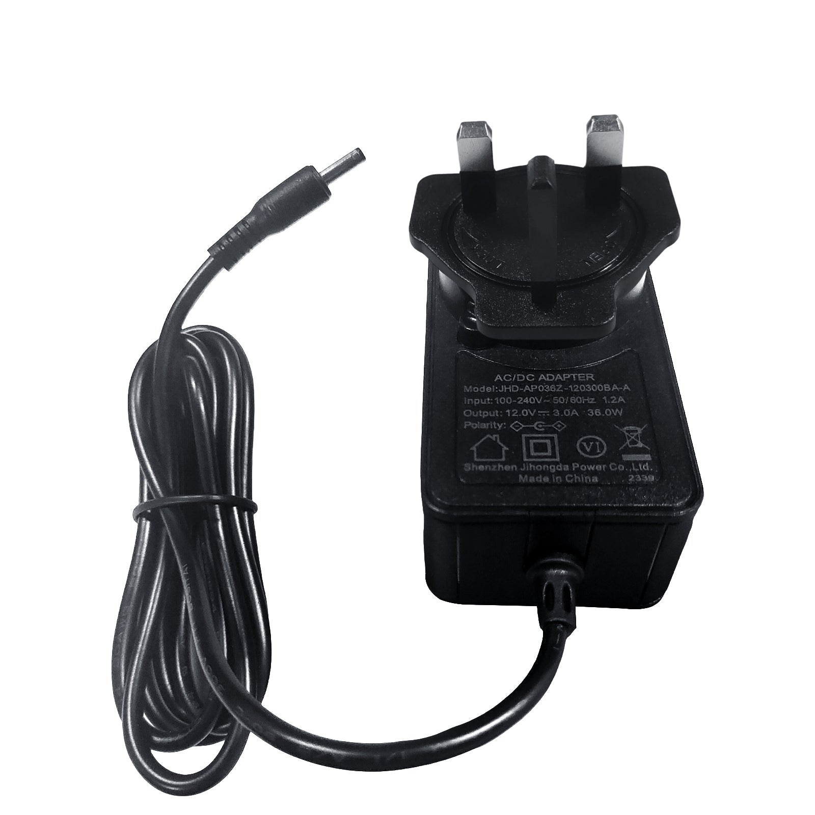 Auusda 12V 3A UK Plug Charger 6