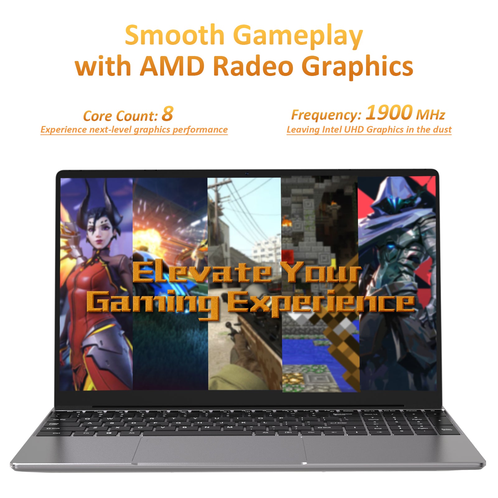 Auusda T152A 15.6 Gaming Laptop,AMD® Ryzen® 5700U Processor, up to 4.30 GHz ( 8 core 16 threads)