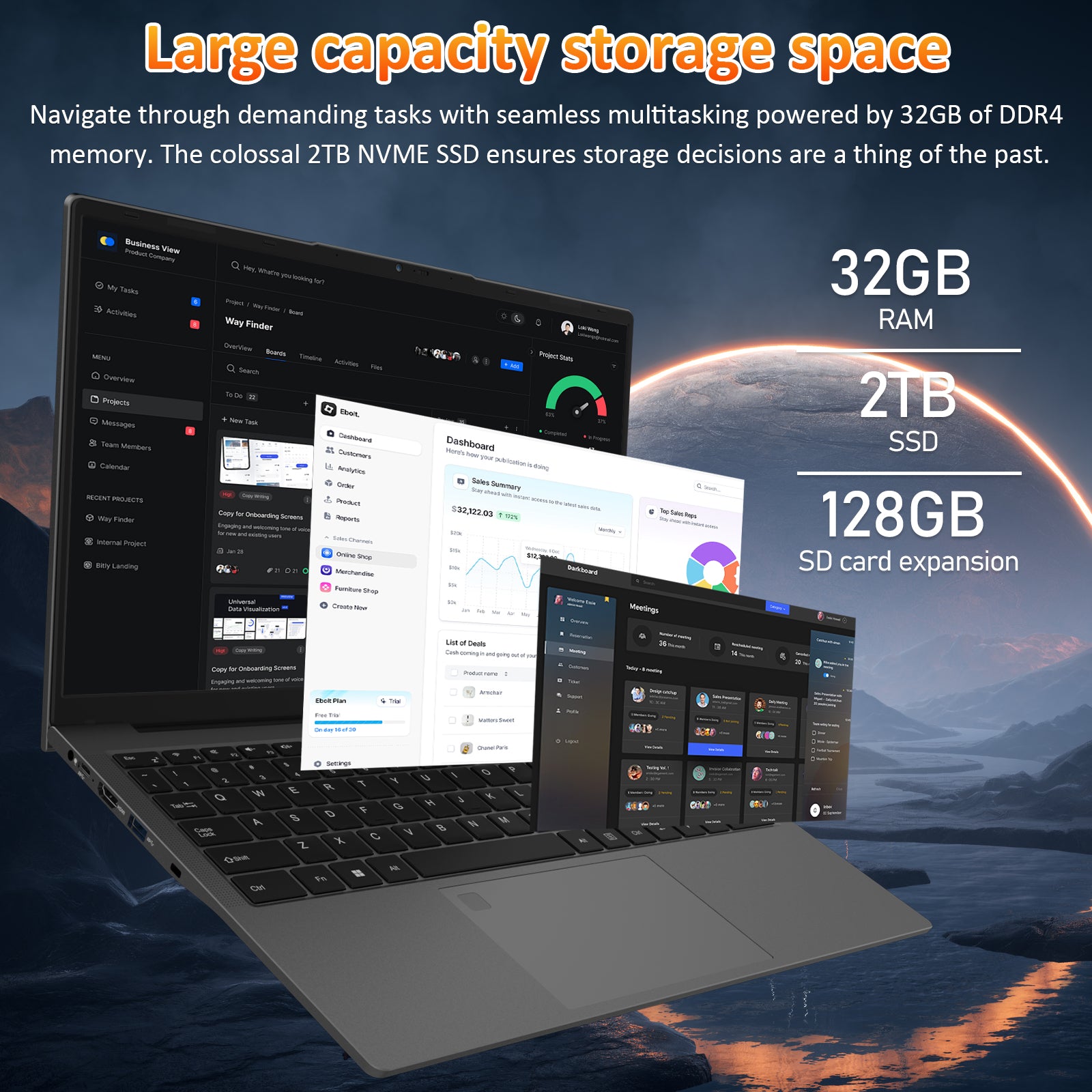 Auusda T1568 Ryzen7 5825U large capacity storage space