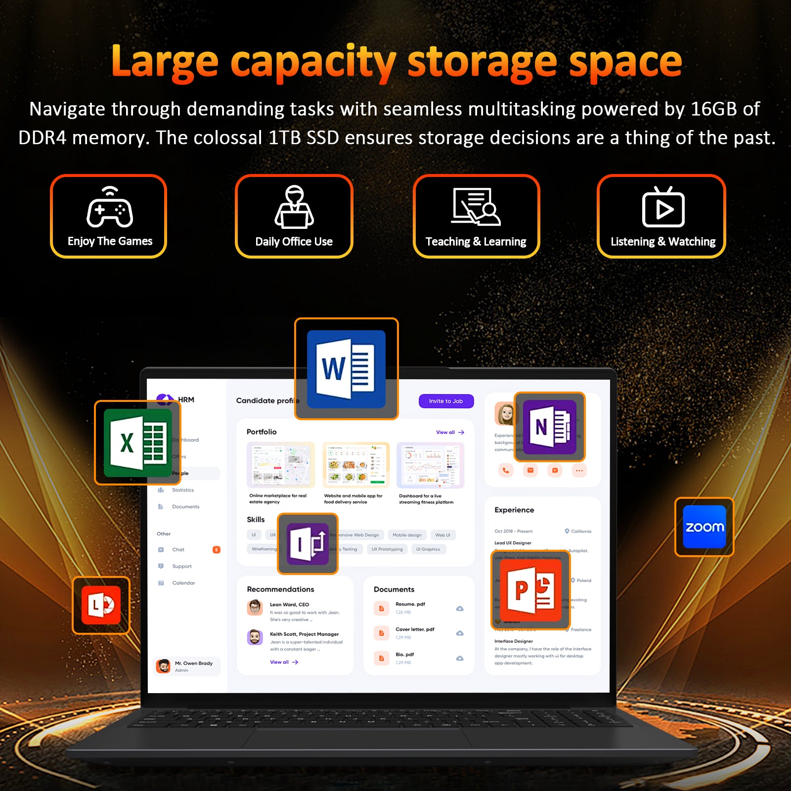 T160R large capacity storage space