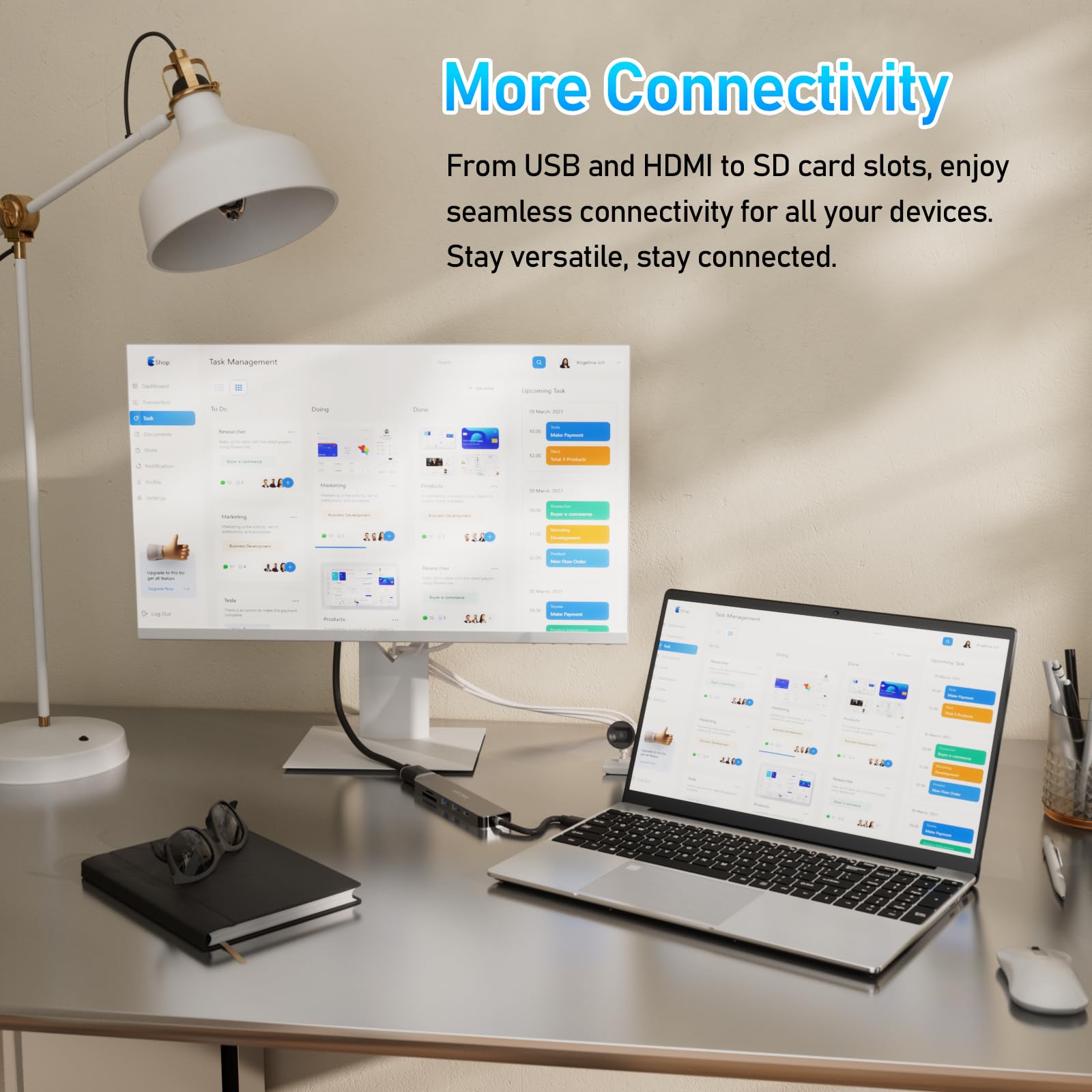 T152A 15.6" IPS Laptop, Intel N95 Processor, 8GB DDR4 RAM, 512GB NVMe SSD, UHD Graphics, 1920×1080 Full HD, 2.4G/5G WiFi, BT 5.0, Mini HDMI, Windows 11 Pro, 8000mAh Battery,Silver