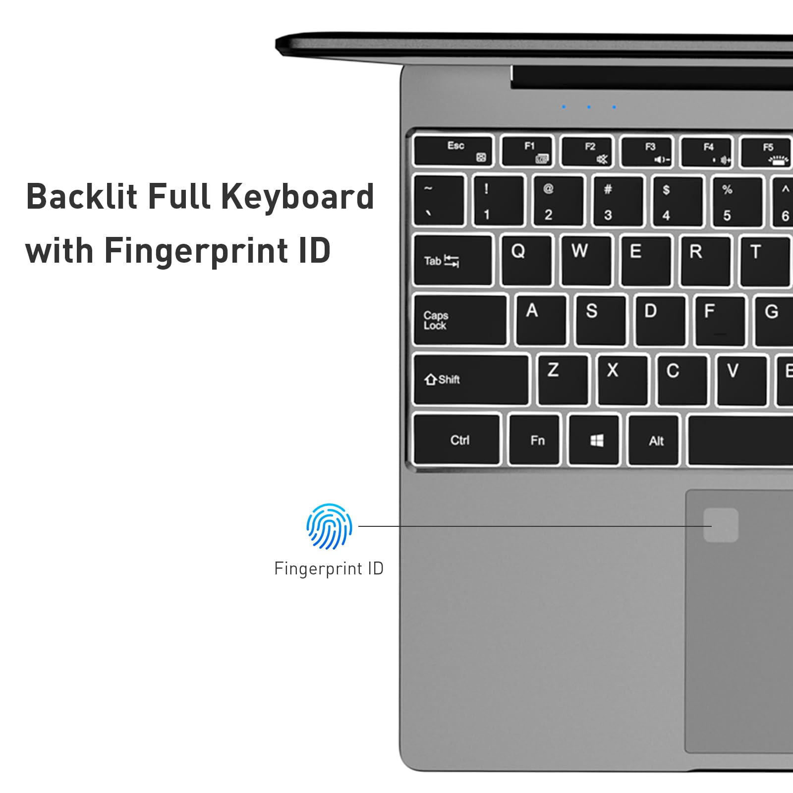 auusda Business Laptop Computer for Work, Notebook PC for College Students, 15.6" FHD Display, 4-Core Processor, Backlit Keyboard, Fingerprint ID, Up to 10TB Storage, 16GB DDR4 RAM, 512GB NVMe, Silver