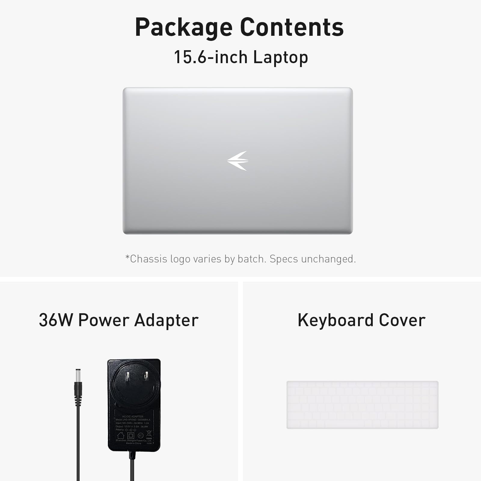 auusda Business Laptop Computer for Work, Notebook PC for College Students, 15.6" FHD Display, 4-Core Processor, Backlit Keyboard, Fingerprint ID, Up to 10TB Storage, 16GB DDR4 RAM, 512GB NVMe, Silver